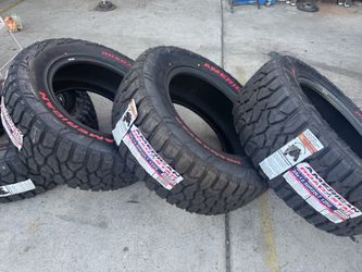 Vendo set de llantas nuevas de la 🚗🛞✅ Arroyo RT 35/12/50/20 letra rojas