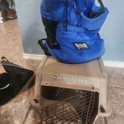 Small Pet Crate & Backpack