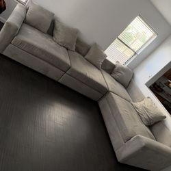 grey sectional couches
