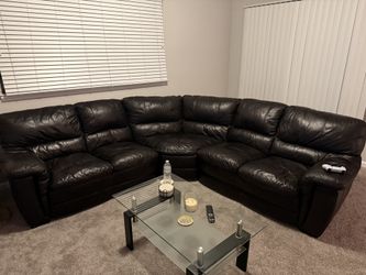 Black Leather Couch