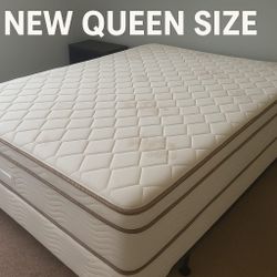 New Queen Mattress And Box Spring 2pc 