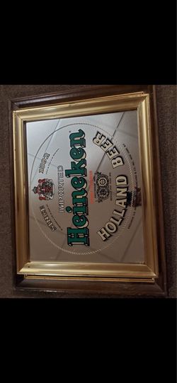 Vintage Bar Mirror Signs