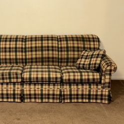Vintage Plaid Couch