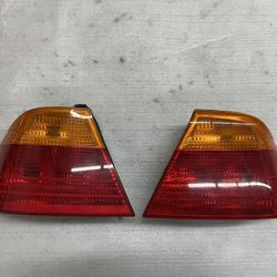 OEM 02-05 BMW 3 E46 Tail Light LED Signal Brake Pair LH RH