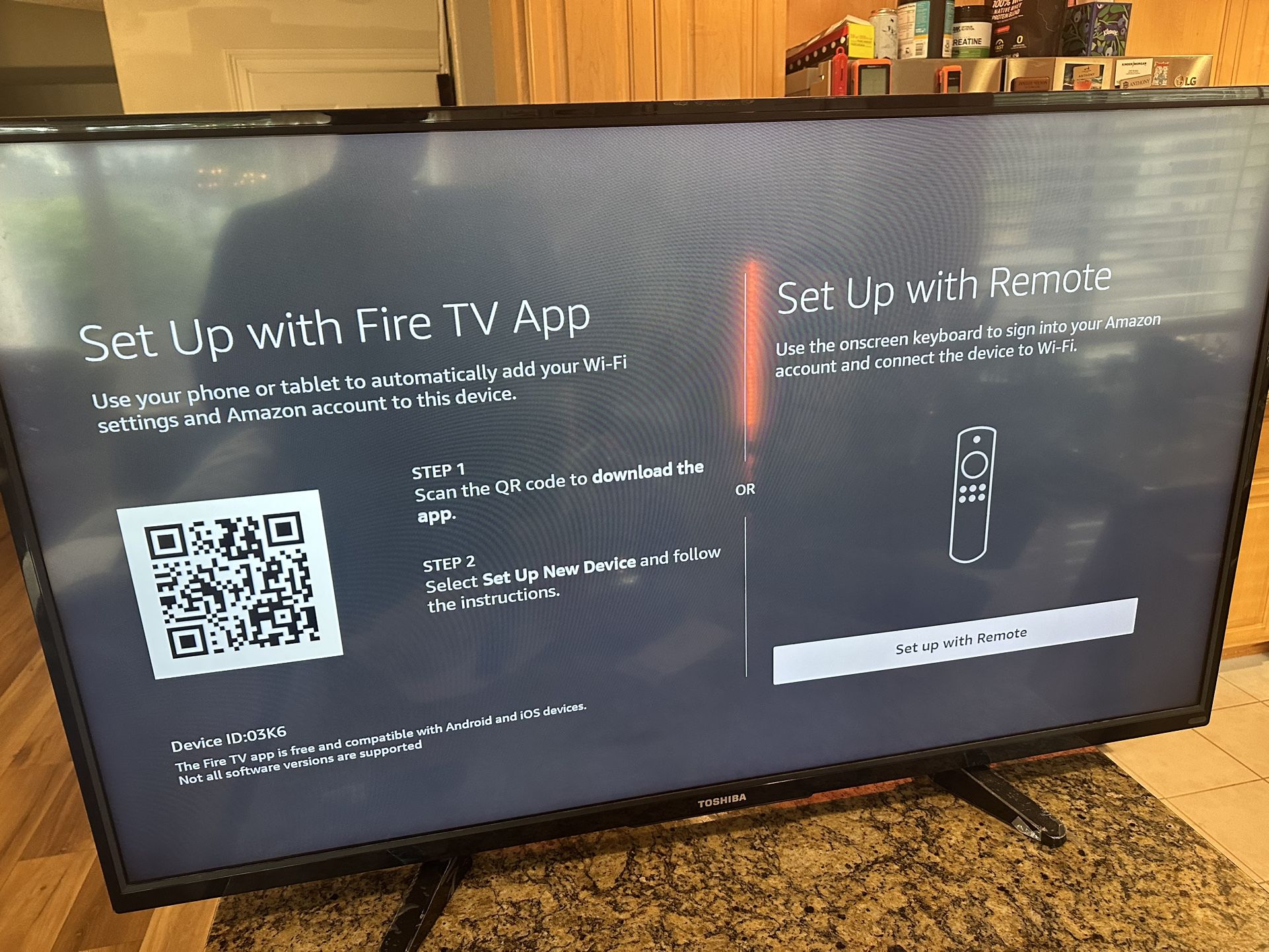50" Toshiba Amazon Fire Tv