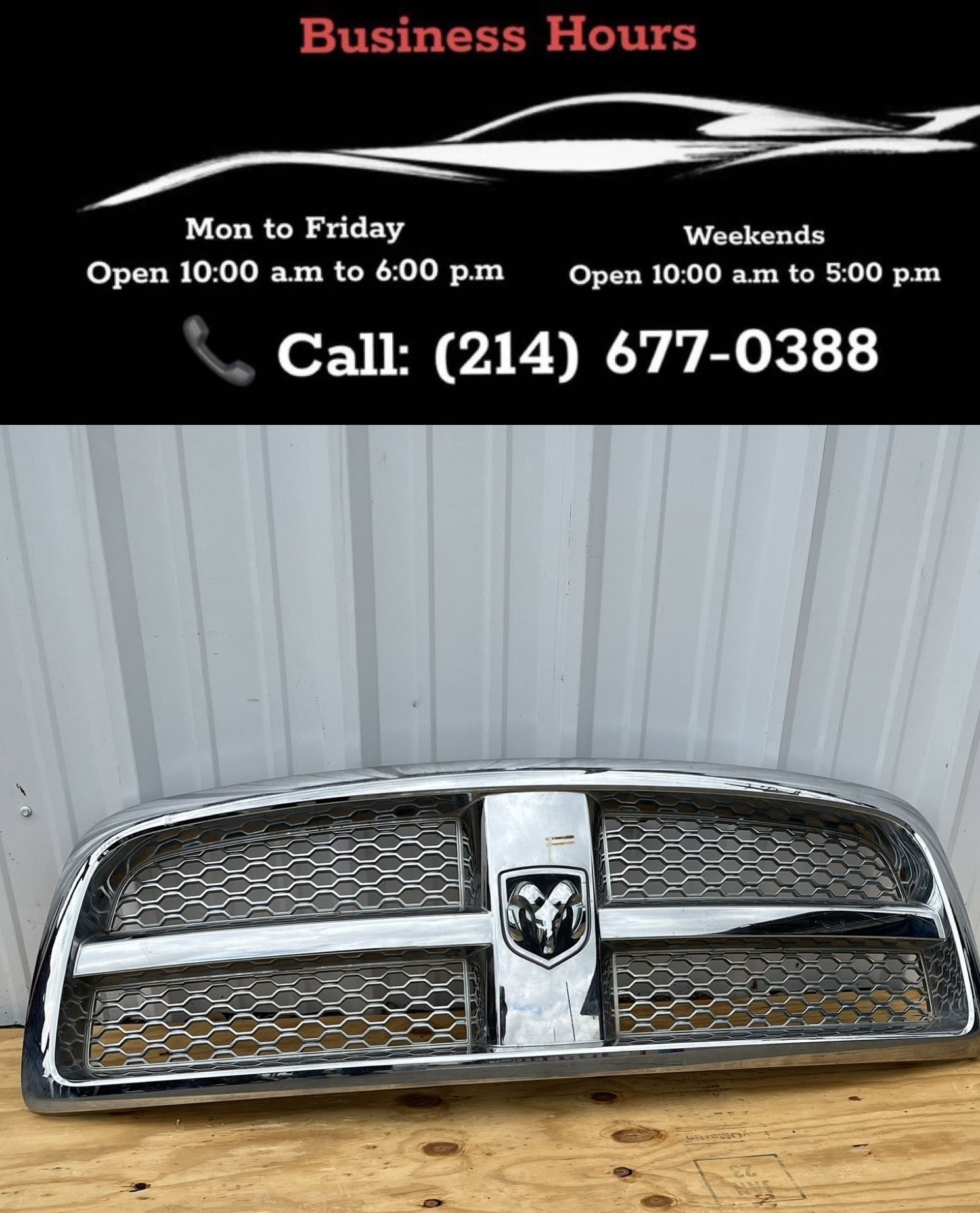 2009-2011 Dodge Ram 1500 Grill 