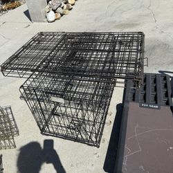 Pet Items -Dog Crate -Dog Ramp -Gate Use All $40 