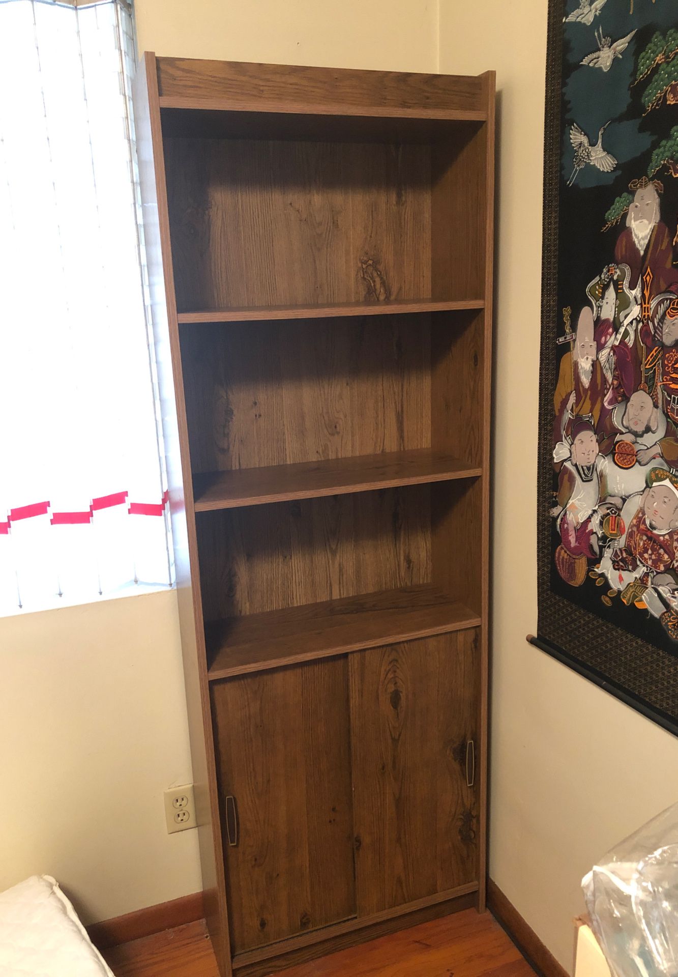 Two bookshelves/cabinet
