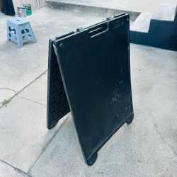 Black board for sign