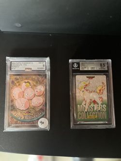 Vintage  pokemon  tv Cards Slab