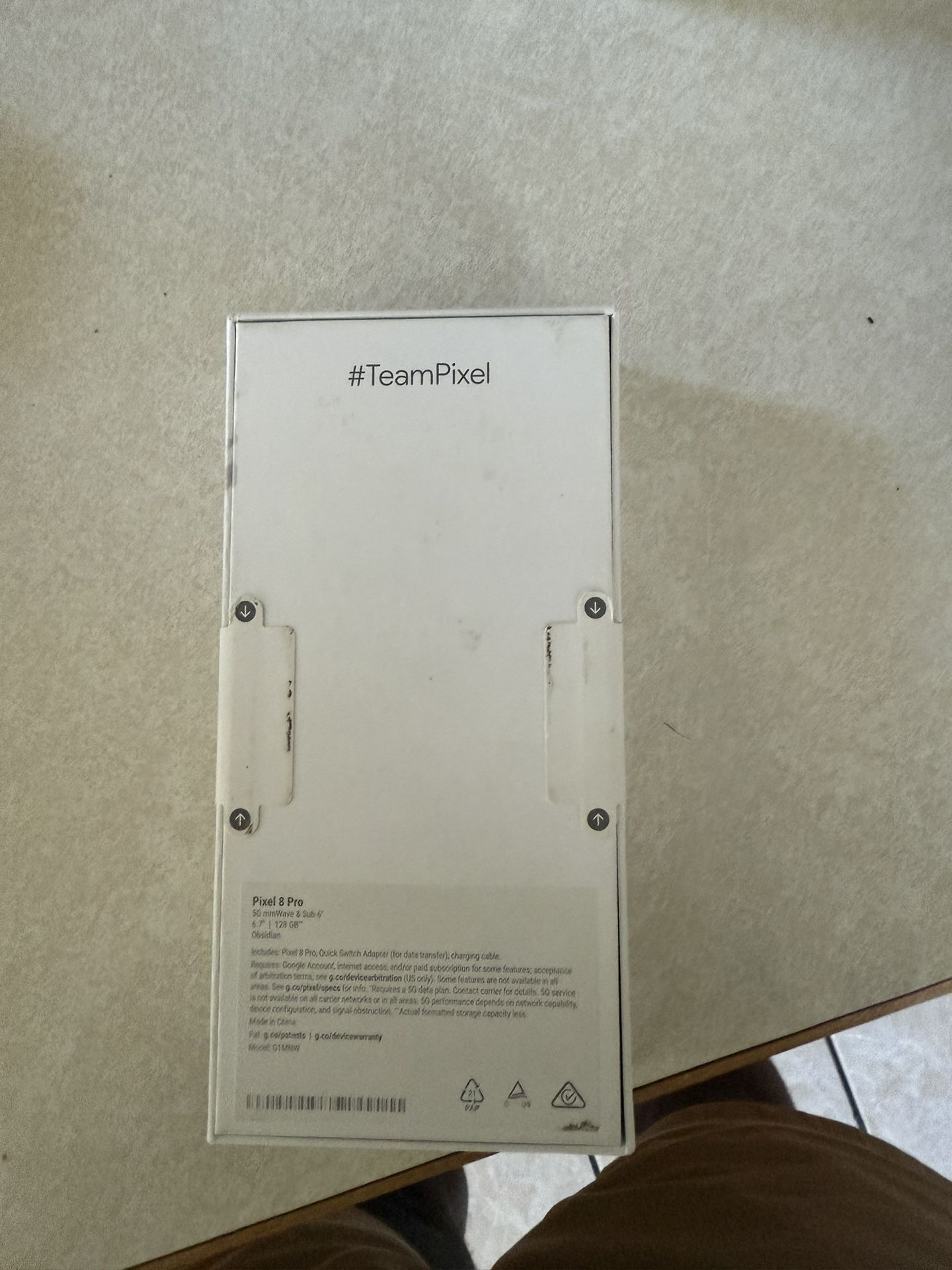 Google Pixel 8pro 128gb Obsidian Unlocked