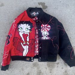 RARE Vintage Betty Boop NASCAR Jacket