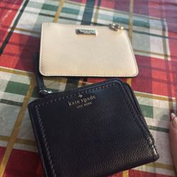 LOW PRICE MOVING- 2 LEATHER KATE SPADE WALLETS