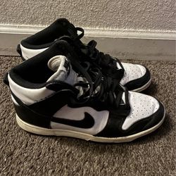 Nike High Top Panda Dunks