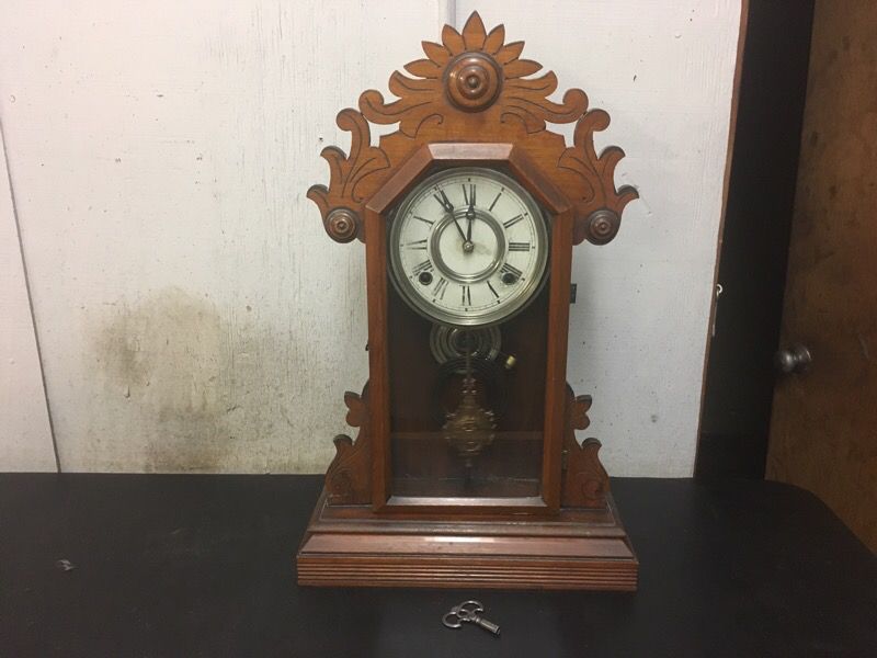 Antique E.N Welch Mantle clock works