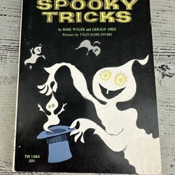 Vintage 1968 Halloween Spooky Tricks paperback book by Rose Wilder  Book appears unused. 