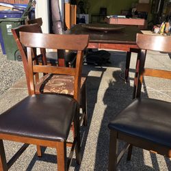 High Table With Chairs 