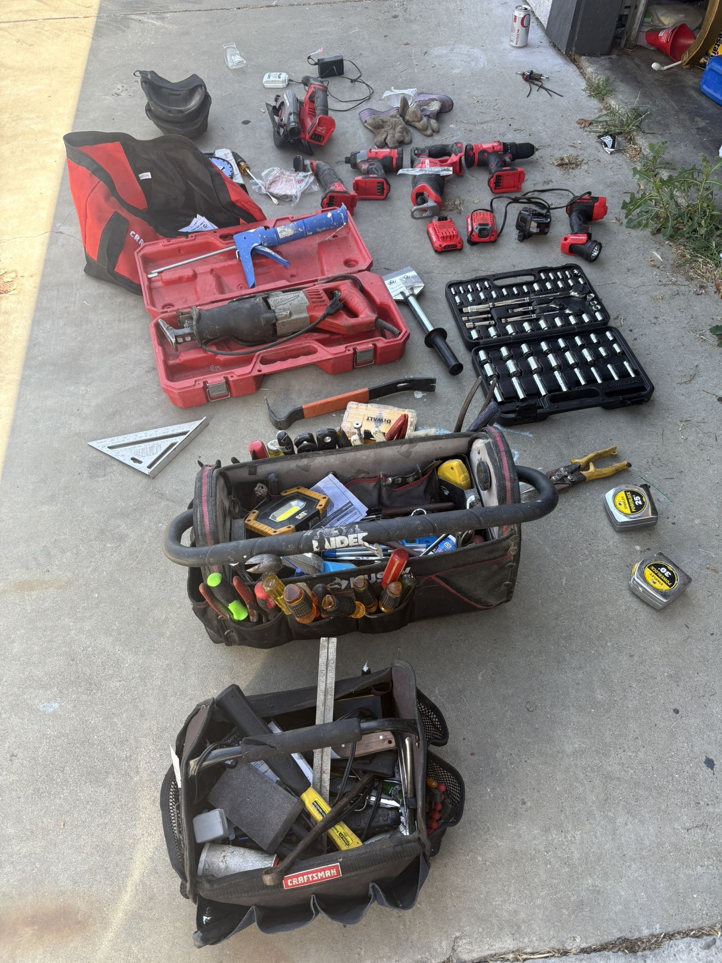 Assorted tools