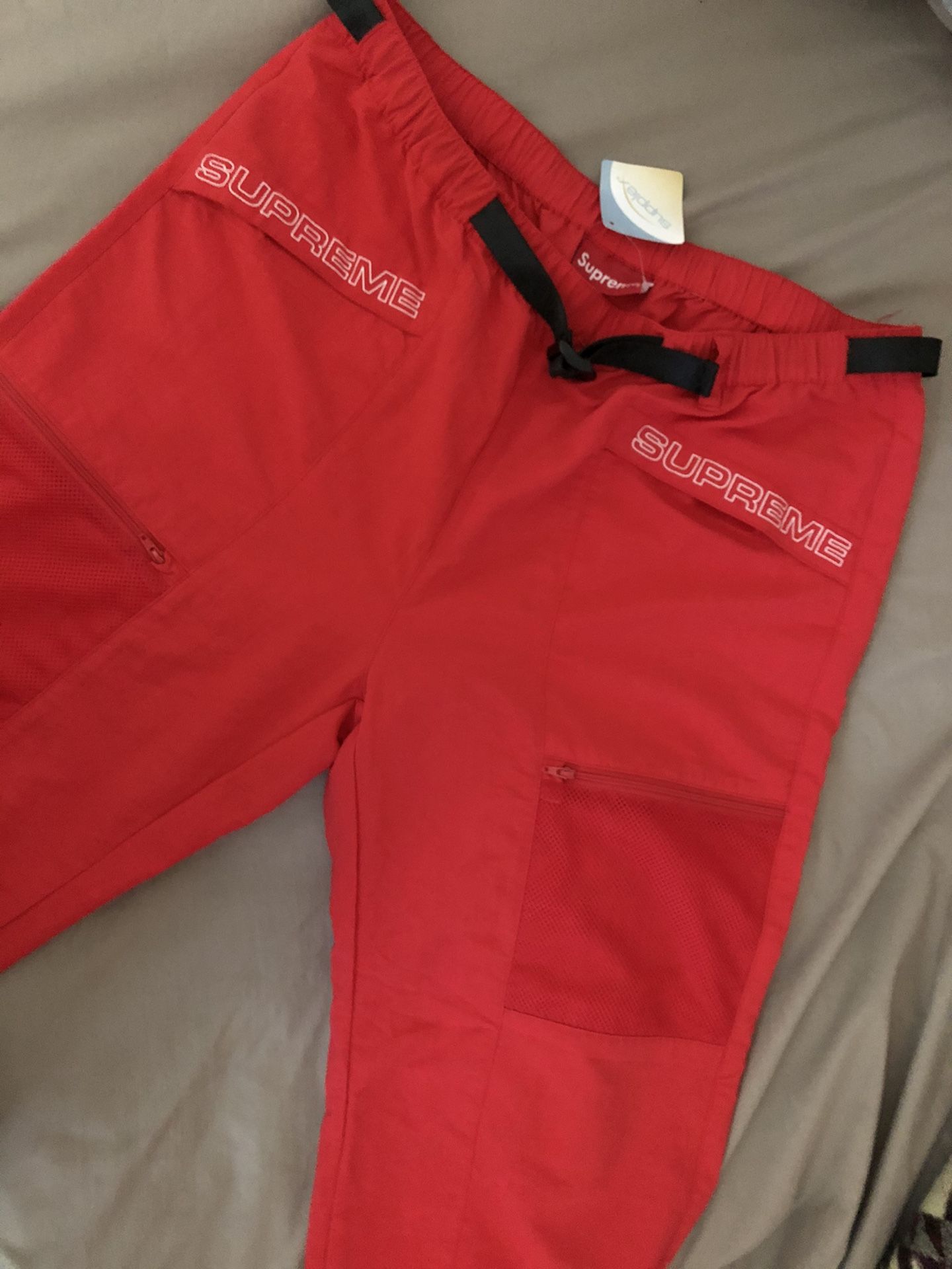 Supreme Utility Belted Pant Bright Red