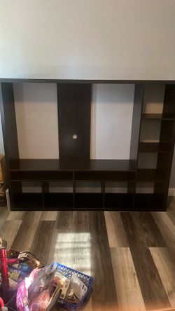 Tv stand with storage space