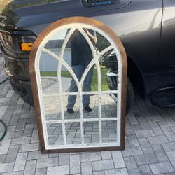 Rustic farmhouse mirror, From Kirklands