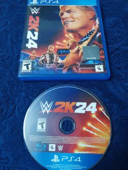 WWE 2K24 for PS4 Mint