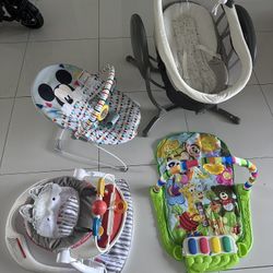 Bassinet, Bounce & Floor Seat
