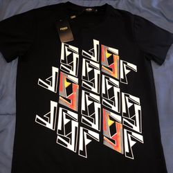 Fendi Black T Shirt 