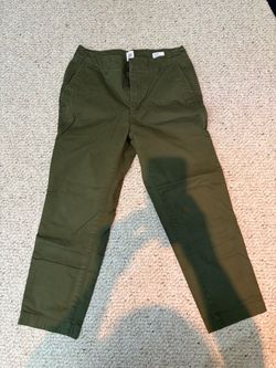 4 petite Business casual olive green pants