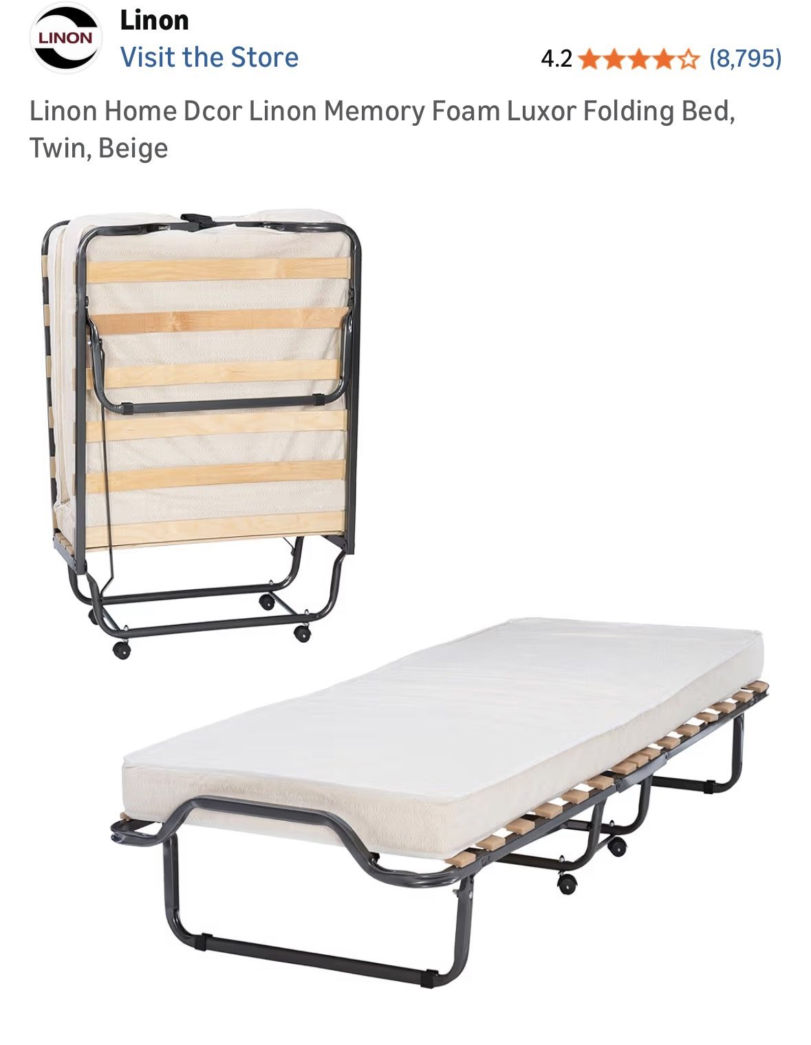 Twin Folding Bed