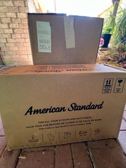 Brand New American Standard Cadet Pro Right Height Elongated Toilet - White