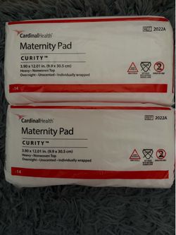 Maternity pads