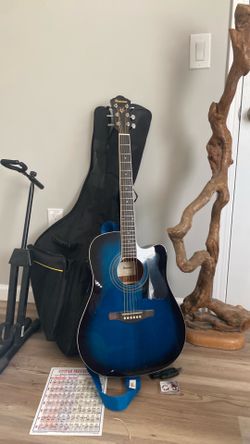 Ibanez V70CE Electric Acoustic w/ bag & progression chart