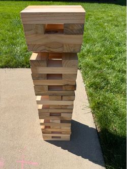 OUTDOOR JENGA BLOCK GAME