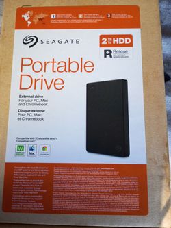 Seagate portable hard drive NEW