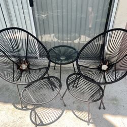 Patio Furniture Set - 5 Pieces - Exterior Furniture - 5 Pieces 