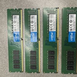 Crucial Ram 64GB 4x16GB