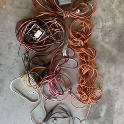 Assorted Extension Cord And Wire