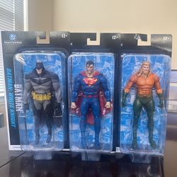 McFarlane DC Multiverse Batman, Aquaman and Superman 
