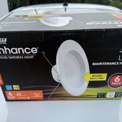 Fein 5 & 6” Retro Recessed Lights 6pk 2700k