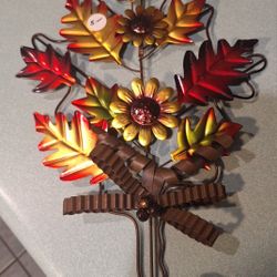 Multi Colored Metal Wall Art