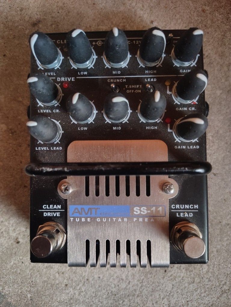 AMT Electronics SS 11 Guitar TUBE Preamp black