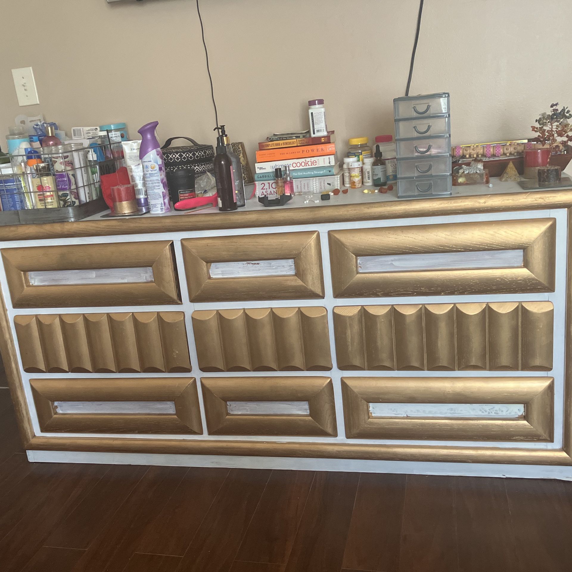 Painted wooden dresser