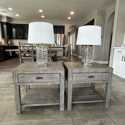 Lamps and End Tables