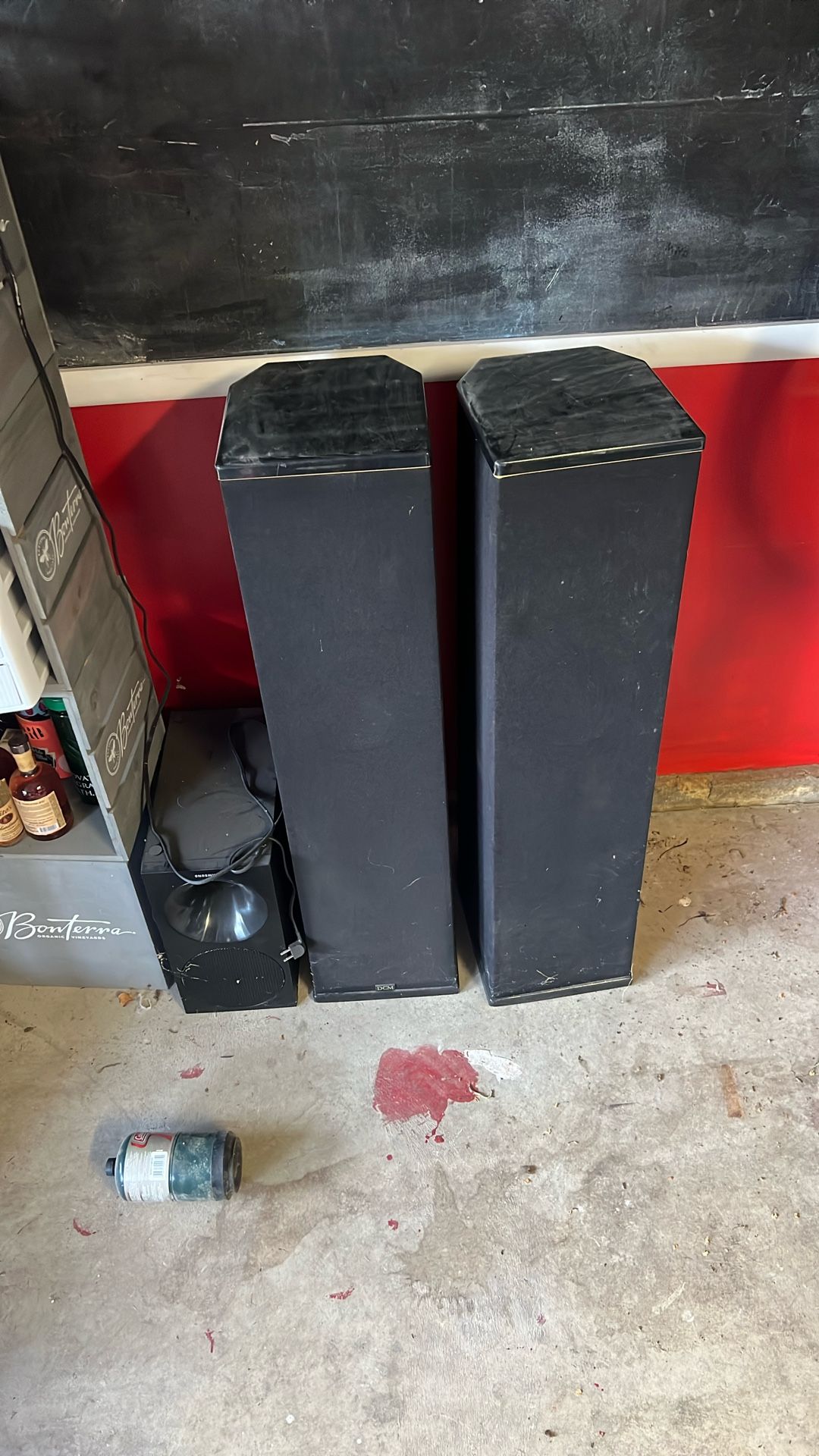 Standing Speakers W Samsung Subwoofer