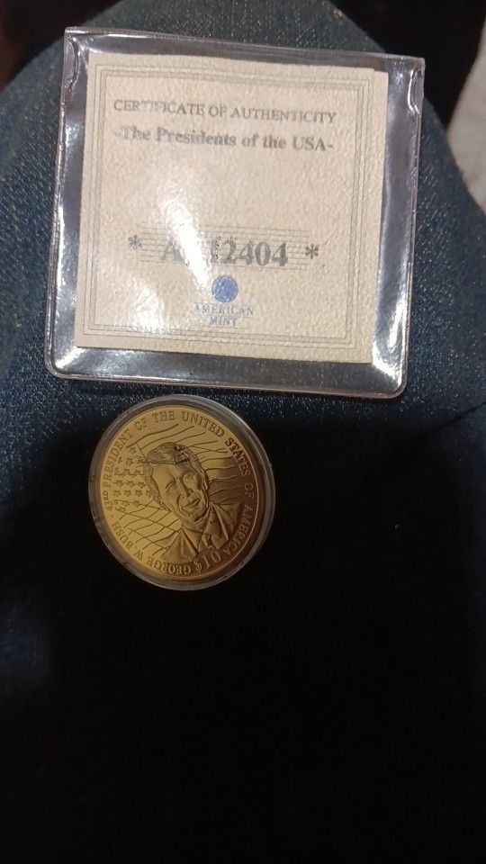 President George Bush $10 Gold Coin
