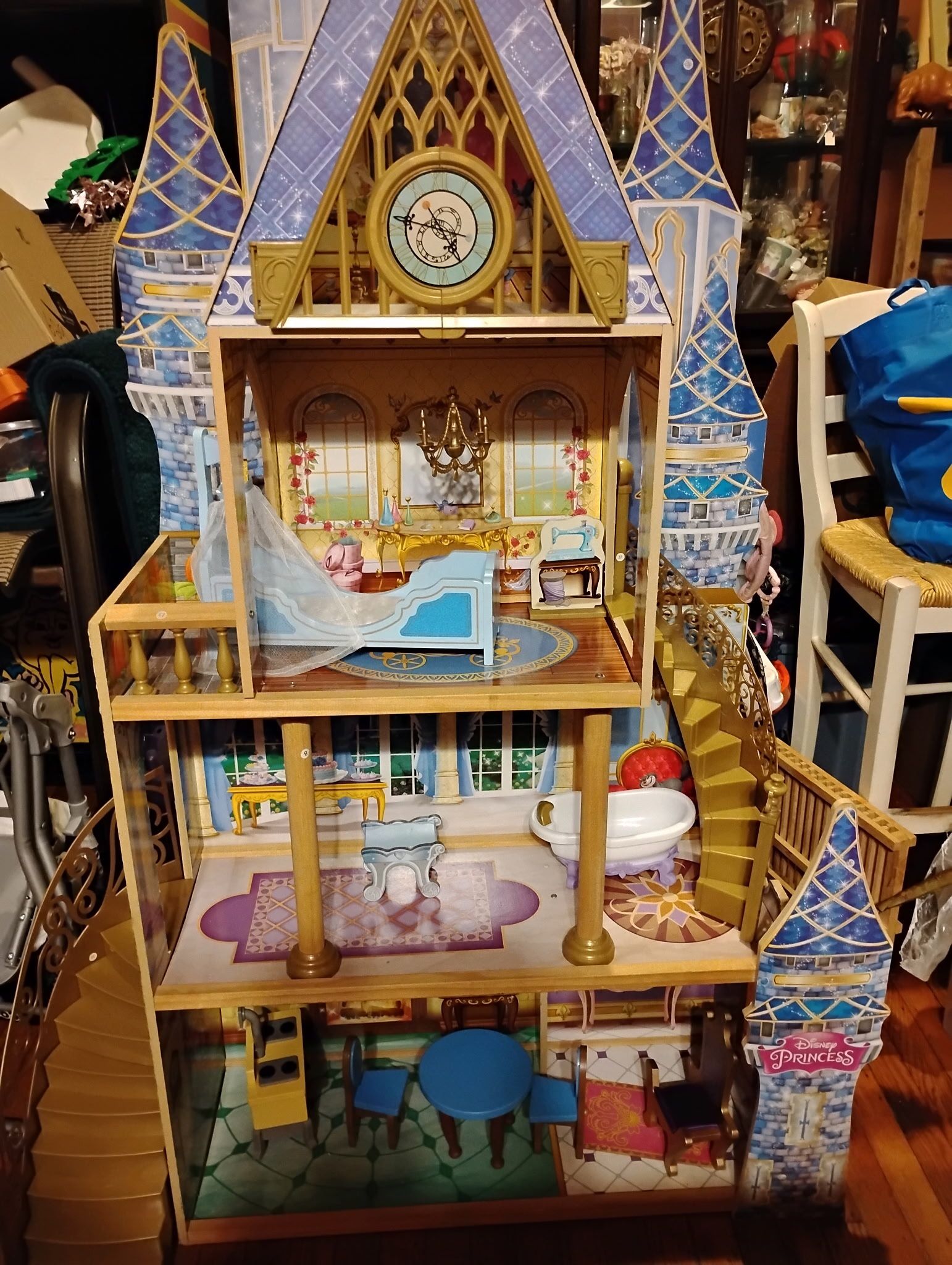 Disney Princess Cinderella Royal Dream Wooden Castle Dollhouse