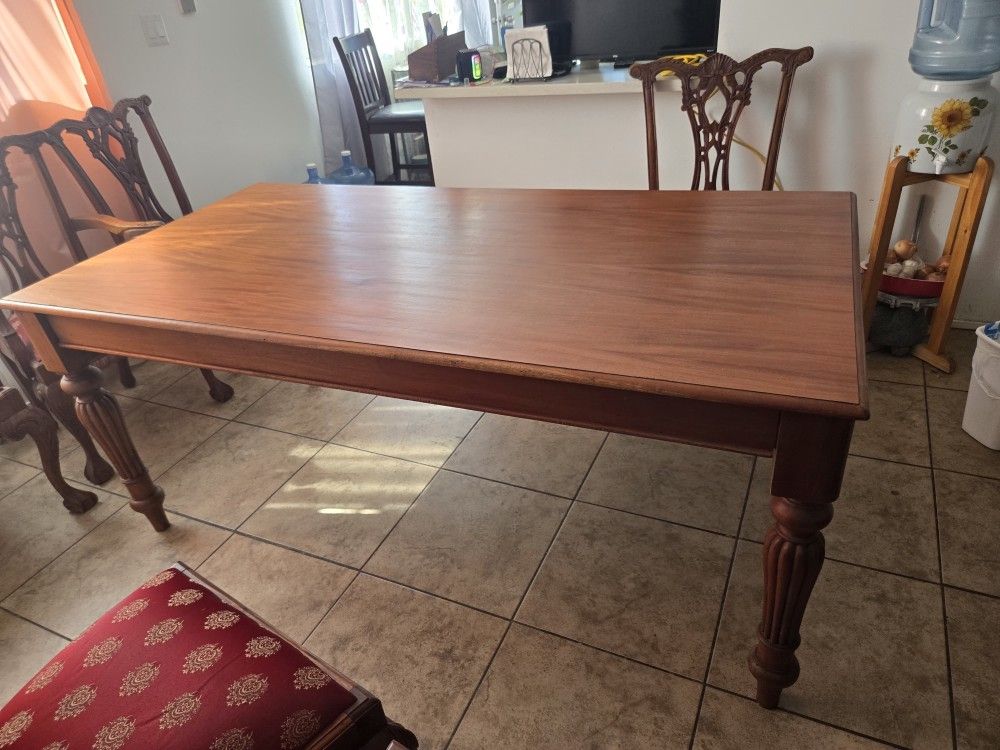 Comedor De Madera C/6 Sillas