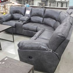 Tambo Reclining Sectional Couch Set 🌟 Fast Delivery 🚚⭐$39 Down Payment with Financing ⭐ 90 Days same as cash