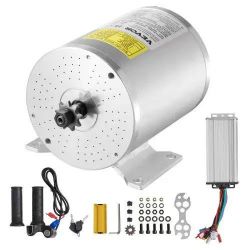 612*2000W Electric Brushless DC Motor Kit - 48V 4300rpm Motor with Upgraded Speed Controller and Throttle Grip Kit for Go Karts E-Bike Motorcycle Scoo